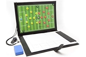 WISEPLAYERFC Cartellina Tattica Magnetica per Allenatore di Calcio con Tasca