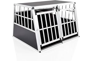 Aluminium Car Dog Crate 10 sizes by Cozy Pet Travel Cage Puppy Crate Pet Carrier Transport Model ACDC06