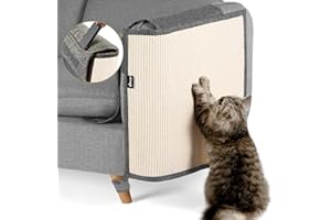 NATUYA Furniture Protectors from Cats-Cat Furniture Protector-Cat Scratch Deterrent Cushion-Stretchable Anti-Scratch Sofa Cushion (Dark gray, Left)