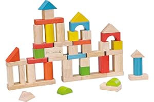 Ever Earth-50 EE32569 EverEarth 50 Piezas Bloques de construcción Naturaleza y Color