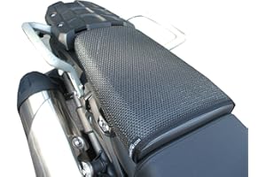 TRIBOSEAT Coprisedile antiscivolo Passenger progettato per adattarsi al colore nero compatibile con Triumph Tiger 800 / XC / XRT / XCA / XCX / XRX / XRX Low (2011-2020)