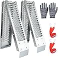LIEKUMM Loading Ramps, 170x22cm Van Ramps Heavy Duty, 2PCS 440KG Capacity Folding Bike Ramp, Steel Portable Loading Ramp for Motorbike, ATV, Quadbike, Lawnmower, Trailer, Van