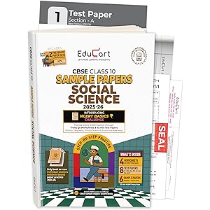 Educart CBSE Sample Paper Class 10 2025-26 Social Science (Introducing exclusive step-by-step new practice concept on 2026 pa