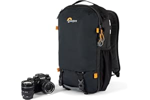 Lowepro Trekker Lite BP 150, plecak na aparat ze zdejmowaną wkładką do aparatu, z systemem pasków na akcesoria, torba na aparat bezlusterkowy, kompatybilny z Sony Alpha 6000, czarny