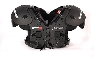 ‎BARNETT BARNETT Shoulderpad Mark III American Football Schulterschutz Profi, Farbe schwarz