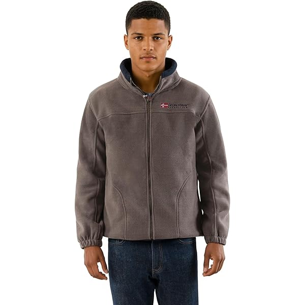 Geo Norway Jackets Felpa Amazon Essential Uomo Indumenti Da Lavoro Uomo Invernale Geographical Norway Ubolt Men - Uomo Warm Thick Fleece Zip - Uomo Warm Winter Sweatshirt Jacket Soft - Felpa A