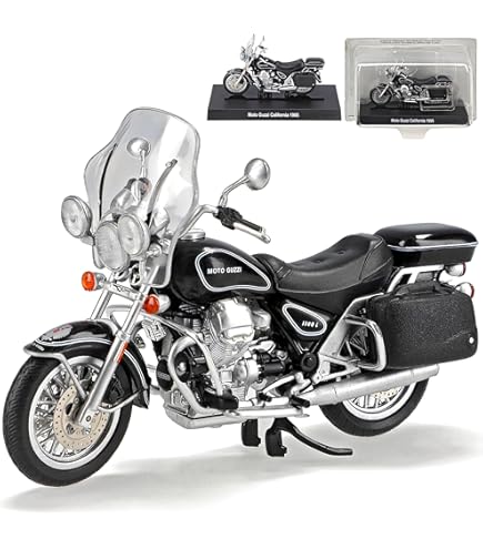 Moto A Escala 1:24 Guzzi 750 V7 1966 De Coleccion | Cuotas Sin Interés - Foto 4