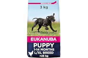 Eukanuba Pies Szczeniak sucha karma dla dużych ras kurczaka 3 kg