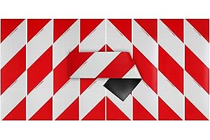 STROBO DIN 30710 - Pellicola magnetica per auto, 141 mm x 564 mm, modello 823i, 4 magneti a destra, 4 x sinistra