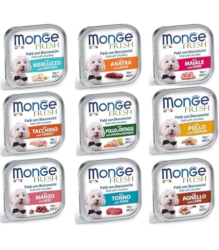 Monge Umido Cane Monoproteico - Pollo Con Ananas | 6 Scatolette Da 400g | Cibo Per Cani Delicato - Foto 2