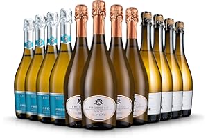 LAITHWAITES WINE Laithwaites Prosecco Selection - Case of 12 Mixed Bottles (75cl) - Prosecco - Fresh & Light, Tasting Notes of Apples, Pears & Citrus