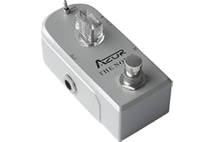 AZOR Noise Gate Pedale, Chitarra Noise Killer Pedali Soppressore Effetto Soppressore 2 Modalità per Chitarra Elettrica e Basso True Bypass