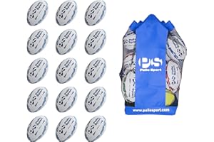 Palle Sport - Apollo Rugby Training Ball - 15-Ball Bundle - Hand-Stitched Training Ball - Available is Sizes 5, 4, & 3 - Colour Grey/Blue. Ideal for Schools and Grass Root Clubs