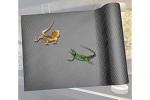 Ostlttyn Bearded Dragon Tank Accessories Large 45x100cm Reptile Carpet Terrarium Liner Non-Adhesive Reptile Substrate Mats for Leopard Gecko, Snake, Lizard, Tortoise, Iguana