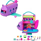 POLLY POCKET&trade; MINI CAT AIRLINES&trade; Play Set Polly Pocket Adventures in Rio Airplane Play Set, 2 micro dolls and pets
