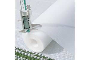Hersvin Lådfoder hyllmattor 50 cm x 600 cm förtjockade köksskåpshyllor icke-självhäftande skyddande foder EVA plast oljesäker