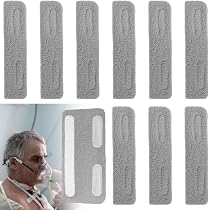 NATAKU 12 Pack Nasal Cannula Ear Cushions Oxygen Cannula Face Soft Cover For Oxygen Users To Help Relieve Ear Pain And Prevent Cheek Indentation Discomfort(Blue