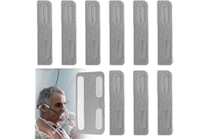 NUOOO 10 Pcs Nasal Cannula Ear Cushions Soft Nasal Oxygen Covers Tubing Cushion Ear Pads Wraps Cannula Ear Protectors for Oxygen Users to Help Relieve Ear Pain and Prevent Cheek Indentation Discomfort