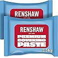 Renshaw Premium Covering Paste - White, 2.5 kg (Pack of 2)