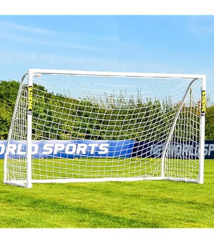 Porta Da Calcio Powershot PRO 3,7x2 M In UPVC | Resistente Alle Intemperie, Con Sistema Di Bloccaggio E Garanzia 2 Anni | Ideale Per Giardino E Partite All'Aperto - Foto 8