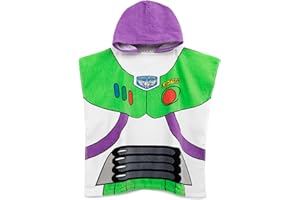 Disney Toy Story Buzz Lightyear Toalla Poncho para niños Toalla de baño de baño Un tamaño
