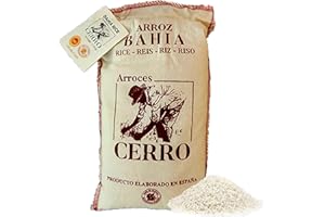 1 kg. Riz spécial Paella Bahia D.O. Valencia - Arroz Redondo, le riz blanc d'Espagne - Paella Riz - Parfait pour les plats méditerranéens