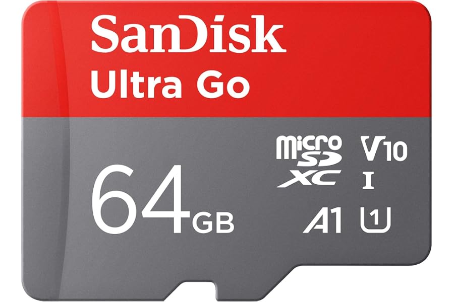 SanDisk 64GB Ultra Go Tarjeta Micro SDXC + Adaptador SD