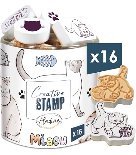 Aladine Stampo Bullet Clear Organisation Mois - Planche Tampons Mousse Pour Bullet Journal Et Scrapbooking