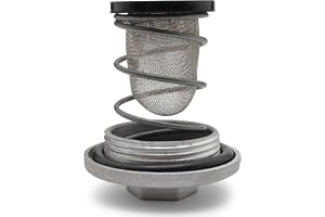 Easyboost oljeavtappningsplugg med sil, tätning och fjäder för 50cc Roller GY6 139QMB Baotian BT49QT, Kymco Agility, , Peo