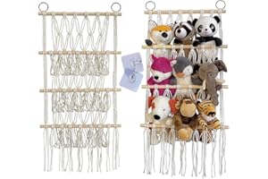 QIMEYU Stofftier Aufbewahrung,Kuscheltier Netz,Spielzeug Hängematte, 1 Stück Kuscheltier Aufbewahrung Netz,Kinderzimmer HäNgend Spielzeug Organizer für Kuscheltiere Teddy Eckspielzeug Schlafzimmer Deko.
