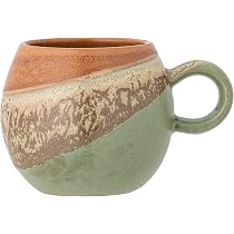 Bloomingville Paula Tasse – 275 Ml, Steingut, Spülmaschinenfest, In Blau/grünem Farbverlauf