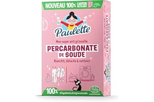 Paulette - Percarbonate de Soude - Blanchissant et Détachant Authentique et Naturel - 500 g