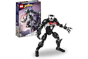 LEGO 76230 Marvel La Figurine de Venom, Jouet Enfants 8 Ans, l'Ennemi de Spider-Man, Minifigurine à Construire, Cadeau Super-Héros