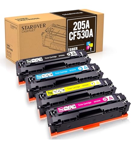 LeciRoba Toner 205A Per HP 205 A, Per Stampante HP CF530A CF531A CF532A CF533A, Color Laserjet Pro MFP M180 M180n M180nw M180fw M181 M181n M181fw M154A M154NW, Confezione Da 5
