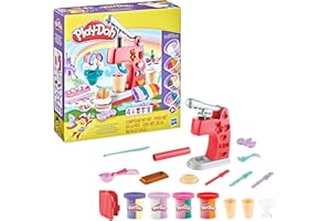Play-Doh Ice Cream Maker - Magical Dough, Ice Cream Cones, Shapes & More - Magic Ice Cream Fantasy - From 3 Years