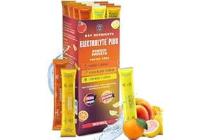 KEY NUTRIENTS Multivitamin Electrolytes Sachets No Sugar - Variety Electrolyte Powder - Sodium & Energy Supplement - Hydration Powder - No Calories - 4 g x 10 Sachets (40 Grams)