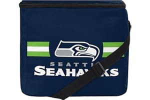 FOCO NFL Officially Licensed Primary Logo Team Stripe 6 or 12 Pack Soft Insulated Game Day Football Lunch Tote Cooler