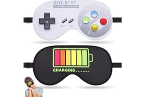 TeTupGa 2 Pcs Sleeping Eye Mask, Guys Blackout Sleeping Mask for Kids Adult Children's Travel Eye Mask Eye Cover Blindfold for Game