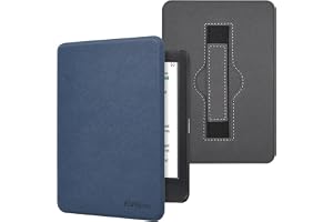 RSAquar 6" Fodral till Kobo Clara Colour | BW | 2E, Tolino Shine Colour/Shine 5/4 med handrem - Tunt Skyddshölje med Automati