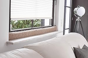 K. & N. Schurwolle 551 Boudin de porte en laine vierge pour fenêtre Marron clair 100 cm