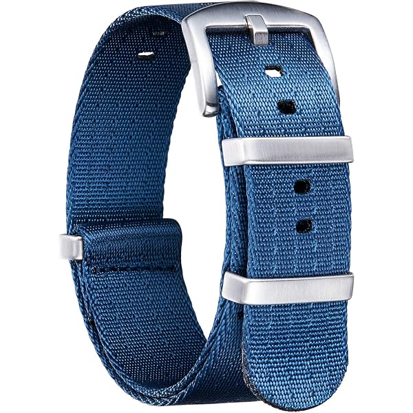 Bracelet Montre Nylon Militaire - 5 Coloris - Largeurs 18/20/22/24mm - Neuf Sans Étiquette