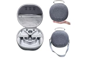 rokeblau Étui de protection pour Meta Quest 3, étui de rangement pour manettes de casque Q3 et accessoires, étui de transport portable avec bandoulière amovible, anti-humidité, anti-chocs, étanche