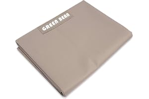 ‎GREEN BEAN Green Bean Square XL Giant Bean Bag Cover, 120 x 160 cm, PVC Cover, Indoor and Outdoor Bean Bag Cover, Bean Bag Cover, Bean Bag Cover without Filling, Lounge Chair Cover, Washable, Dark Beige