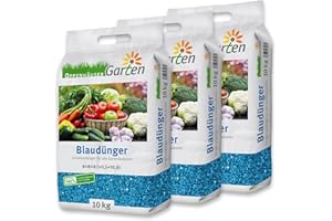 OPPENHÄUSER Engrais bleu 30kg pour jusqu’à 450m² – Engrais pour fruits, légumes et plantes robustes, apport nutritif optimal, effet longue durée