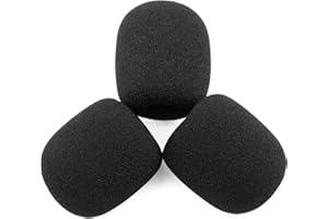 LEFXMOPHY Windschutz für Shure PGA31 SM35 SM31 Ersatz-Windschutz Mikrofon Schwamm-Pop-Filter 3er-Pack Schaumstoffabdeckung