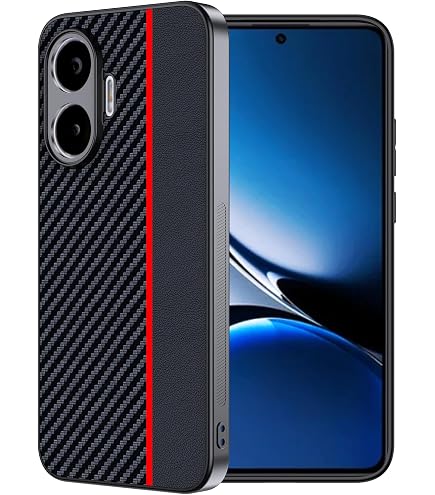 Fitudoos Hülle Für Xiaomi Poco F7 – Stoßfest, Rutschfest, Kratzfest Mit TPU & Kohlefaser-Design