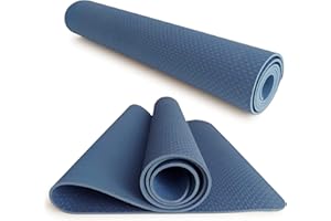 NAWA HOME & WORK Esterilla Yoga Antideslizante Alfombrilla Yoga Esterilla Pilates Esterilla Deporte- Medida 183cm x 80 cm ¡La única medida que te coje entero sin quedarte fuera de la esterilla! 14 colores disponibles