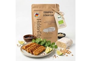 HeldenPilz® BIO Tempeh startkultur (15 g) – gör Tempeh själv med Rhizopus Oligosporus