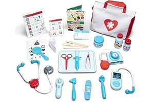 Melissa & Doug Doctor's Kit – Medical Role Play Set for Boys & Girls | With Emergency Bag & Tools | Age 3+