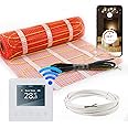 HEATIT Underfloor Heating mat Electric Radiant Self-Adhesive Floor Heating System 200w/㎡ Warmmat with ET-81 Thermostat Kit